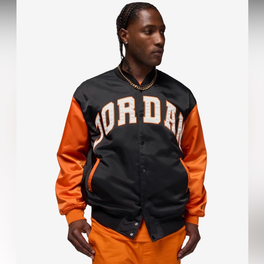Jordan Brooklyn Collegiate Varsity Jacket
Men's size medium NWT